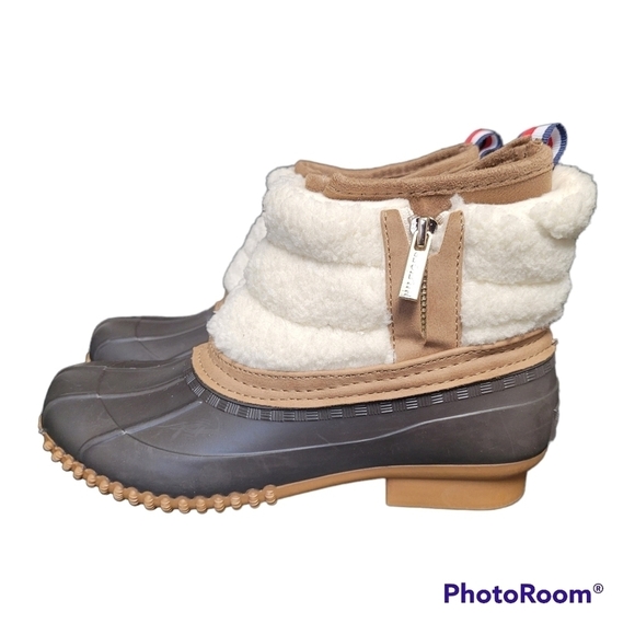 Tommy Hilfiger Dark Brown Roana Winter Duck Booties - Picture 1 of 7